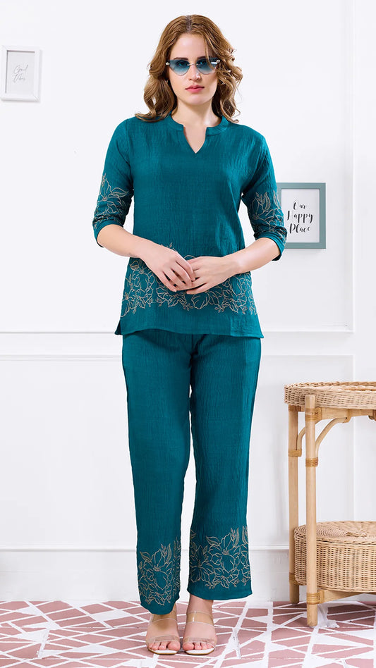 Printed Power Co-ord Set