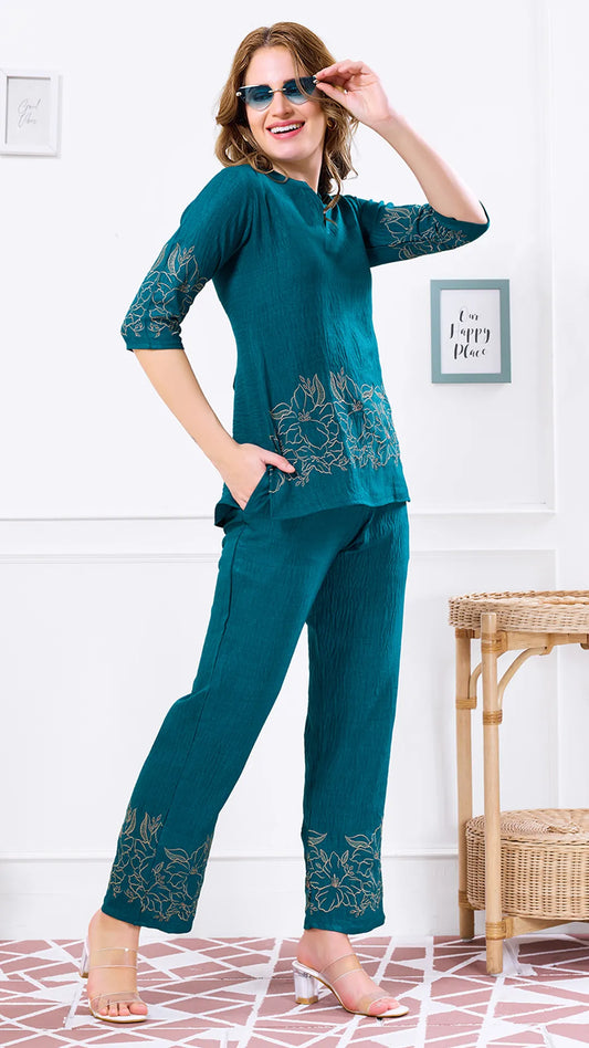 Printed Power Co-ord Set