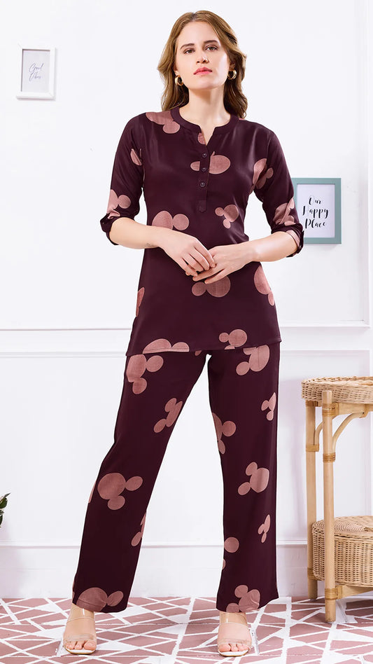 Printed Power Co-ord Set