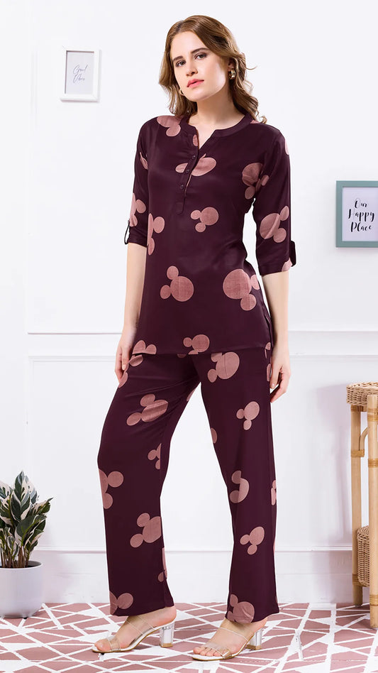 Printed Power Co-ord Set