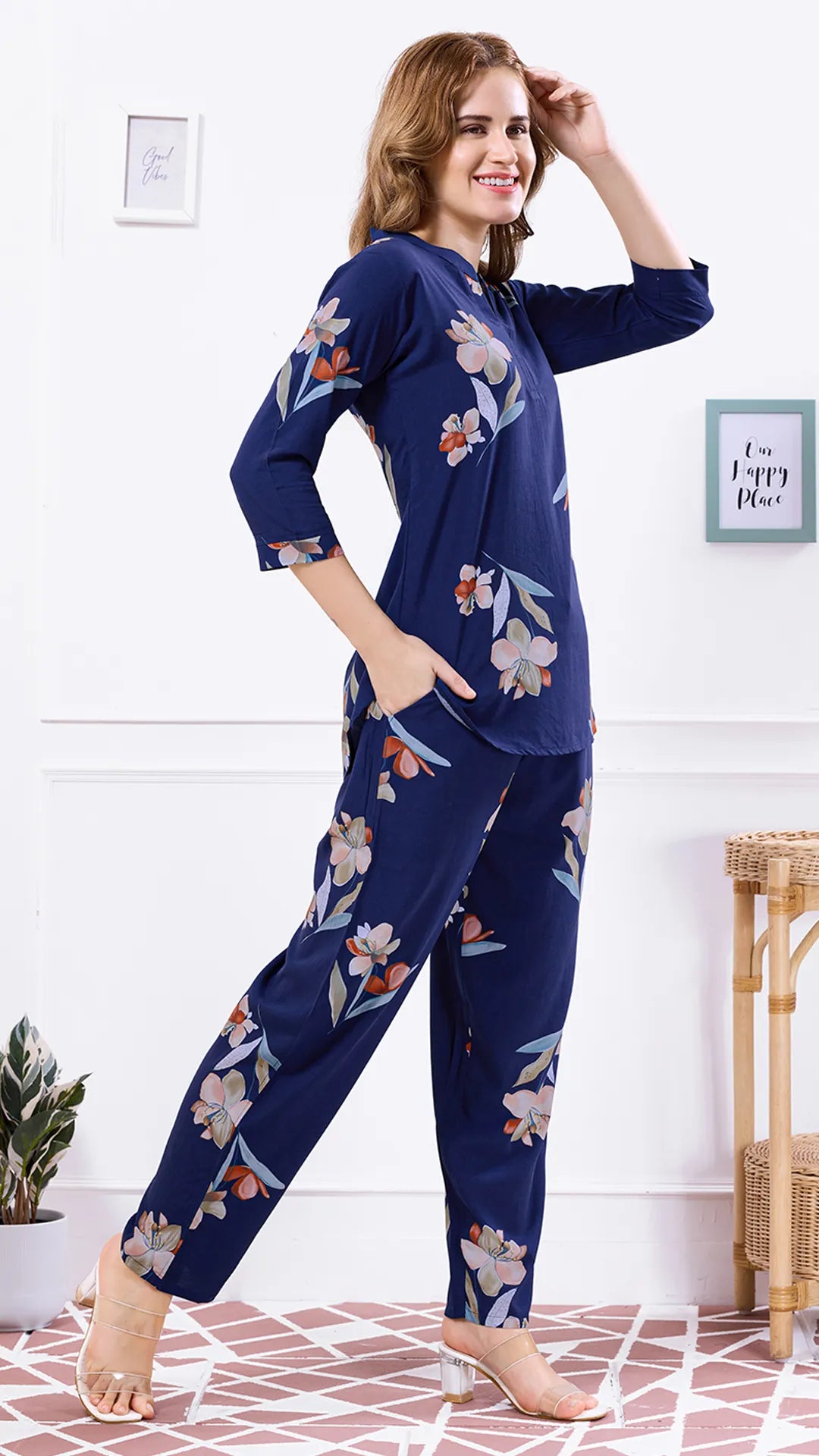 Printed Power Co-ord Set