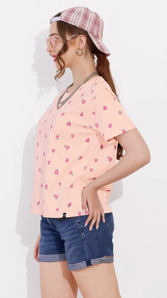 Lounge Wear, Half Sleeve, Round Neck