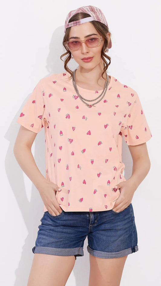 Lounge Wear, Half Sleeve, Round Neck