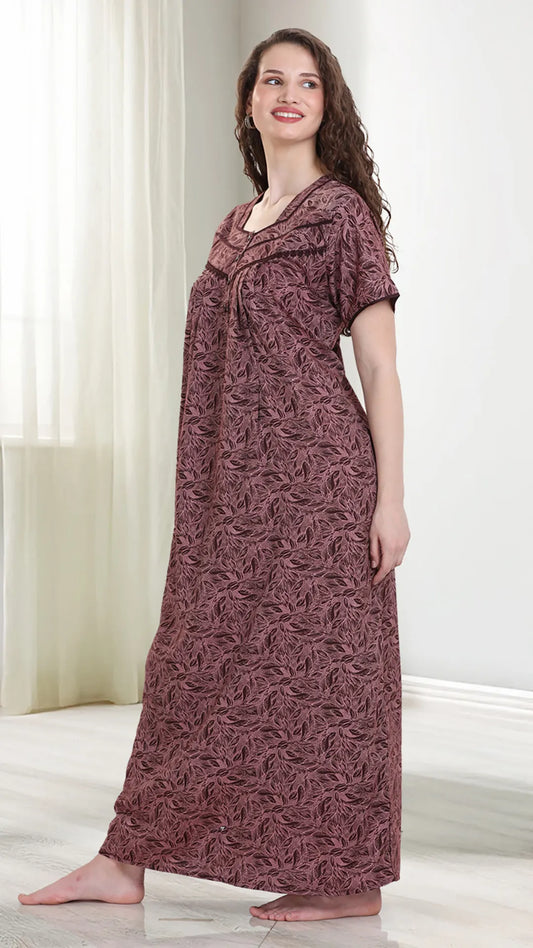 Sukanya Womens Printed Maternity Feeding Nighty