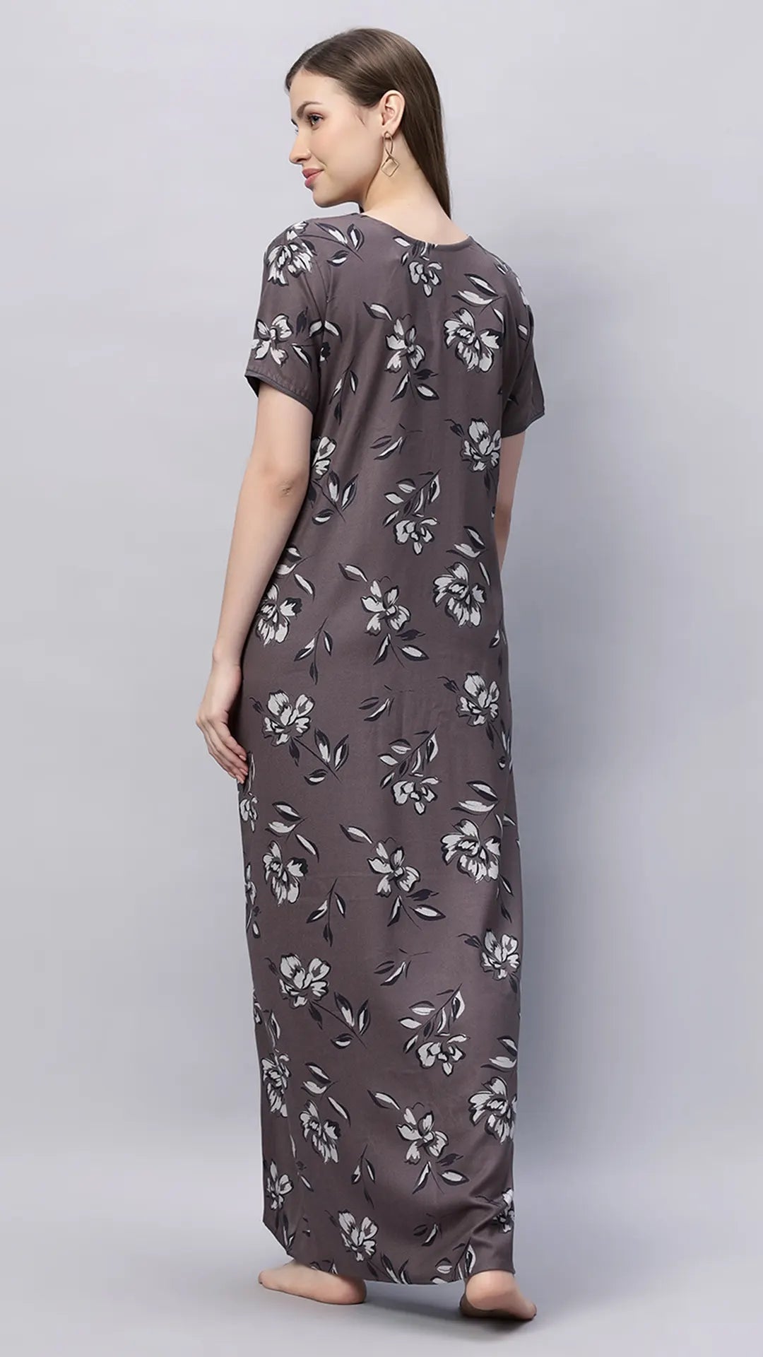 Sukanya Floral Printed Maxi Gown | Women's Stylish Lounge Wear