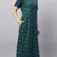 Sukanya Floral Printed Maxi Gown | Women's Stylish Lounge Wear