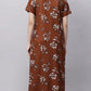 Sukanya Floral Printed Maxi Gown | Women's Stylish Lounge Wear