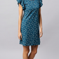 Sukanya Women's Printed Lounge Wear Gown - Green, Regular Fit, Ideal For Women's, Occasion Type: Lounge Wear,  Sinker, : Half Sleeves, Green,  Round Neck