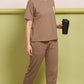 Lunica Women's Printed Sinker Nightsuit Set , Regular Fit Loungewear , Ideal for Women , Lounge Wear Nightdress Pyjama Set Sleepwear , Brawon Printed Half Sleeves Round Neck