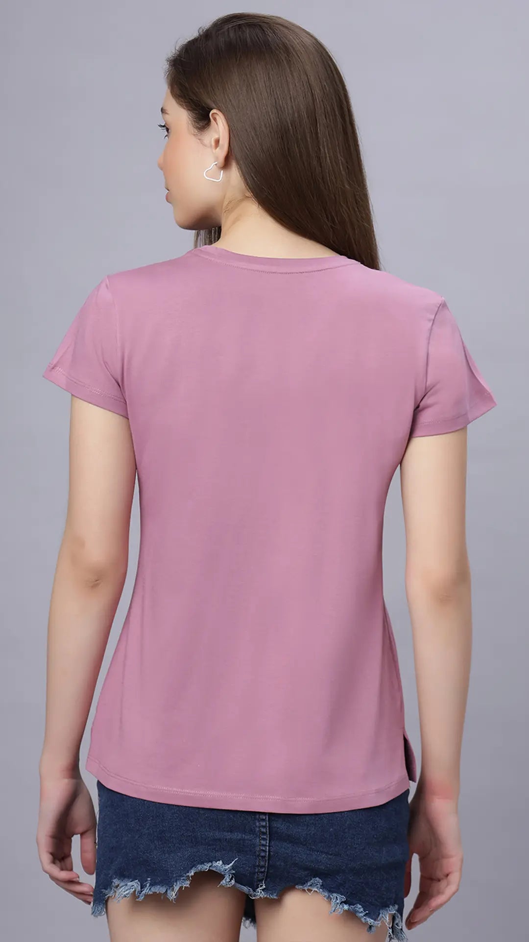 Lunica Women's  Lounge Wear  Seprate Top  - Pink , Sinker Fabric, Regular Fit, Ideal For Women's, Lounge Wear, Half Sleeve, Round Neck
