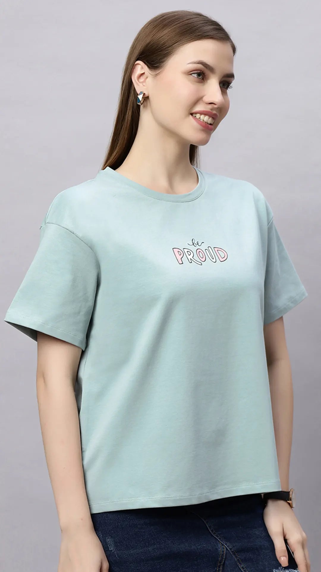 Lunica Women's  Lounge Wear  Seprate Top  - Pista , Looper Lycra, Regular Fit, Ideal For Women's, Lounge Wear, Half Sleeve, Round Neck
