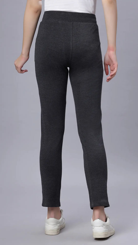 Lunica  Women's Lounge Wear  Seprate Bottom  - Antra M., Sinker Fabric, Regular Fit,  Full Length