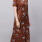Sukanya Floral Printed Maxi Gown | Women's Stylish Lounge Wear