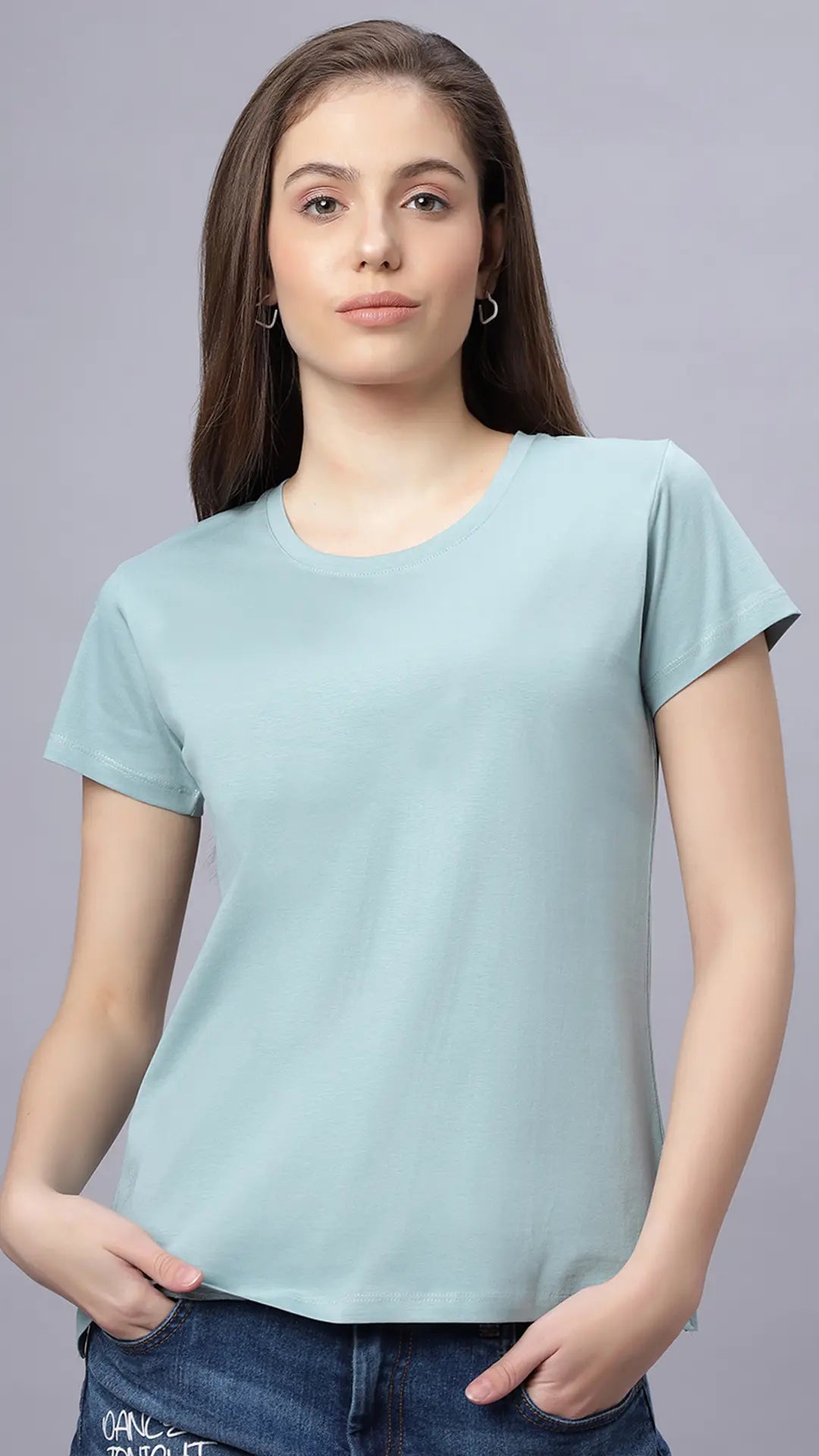 Lunica Women's  Lounge Wear  Seprate Top  - Green , Sinker Fabric, Regular Fit, Ideal For Women's, Lounge Wear, Half Sleeve, Round Neck