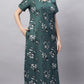 Sukanya Floral Printed Maxi Gown | Women's Stylish Lounge Wear