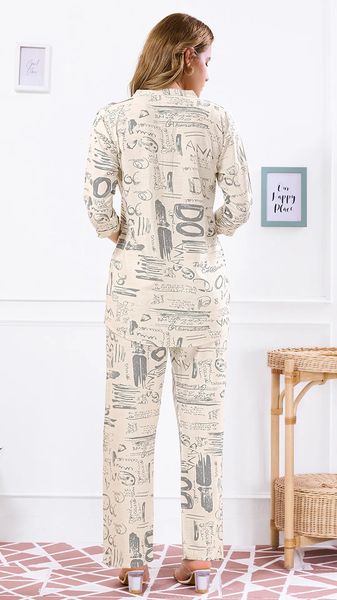 Printed Power Co-ord Set