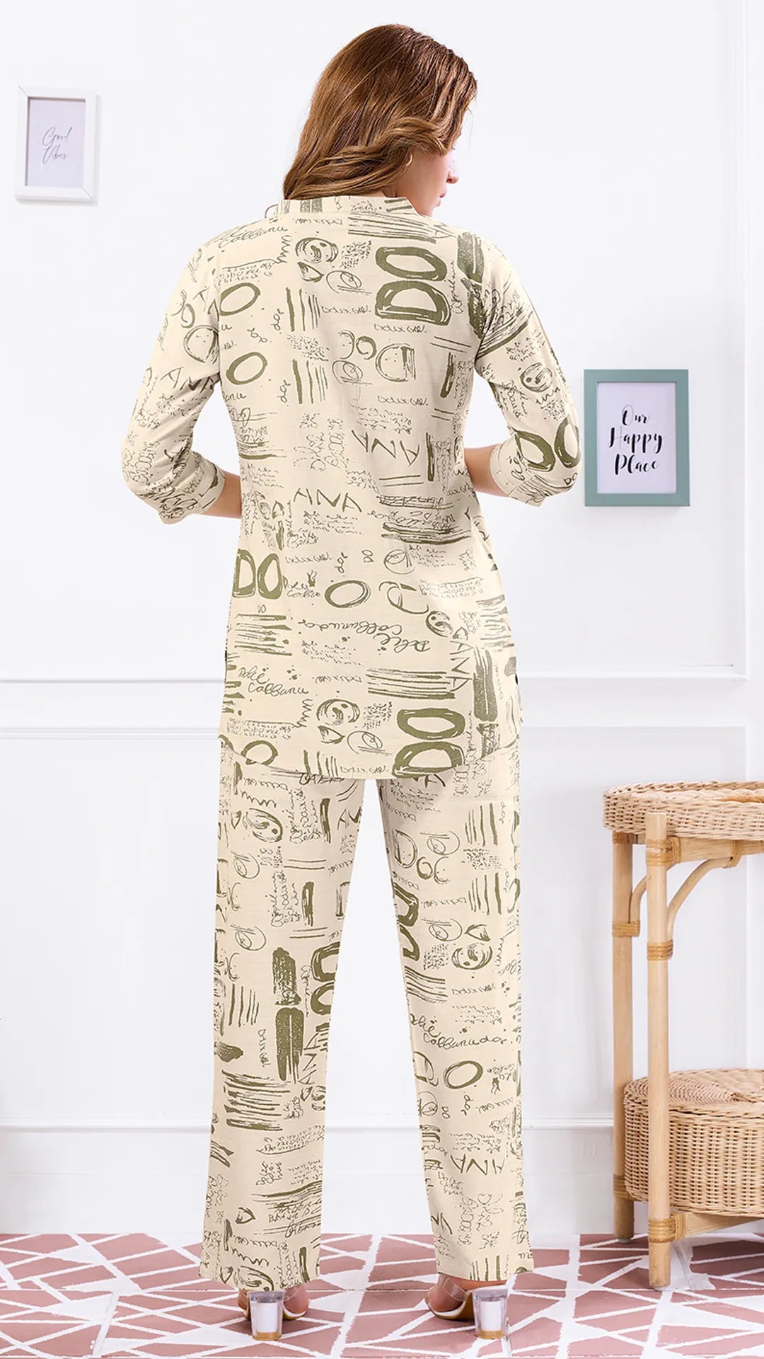 Printed Power Co-ord Set