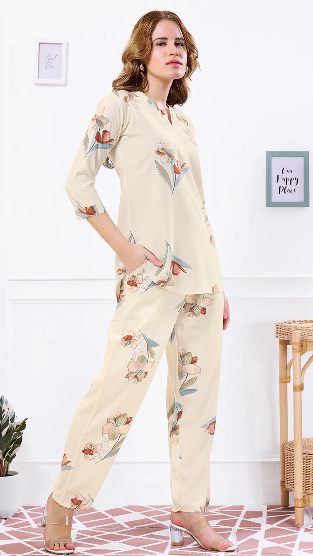 Printed Power Co-ord Set