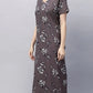Sukanya Floral Printed Maxi Gown | Women's Stylish Lounge Wear