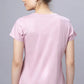 Sukanya Women's  Lounge Wear  Seprate Top  - Pink , Sinker Fabric, Regular Fit, Ideal For Women's, Lounge Wear, Half Sleeve, Round Neck
