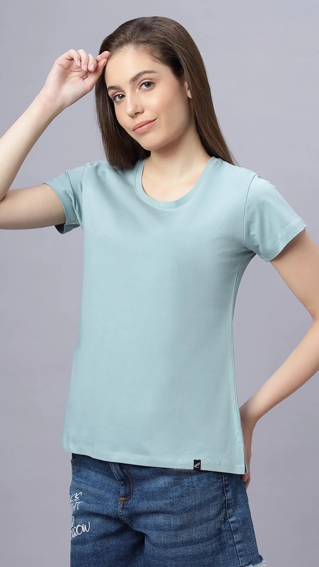 Lunica Women's  Lounge Wear  Seprate Top  - Green , Sinker Fabric, Regular Fit, Ideal For Women's, Lounge Wear, Half Sleeve, Round Neck