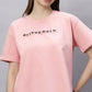 Lunica Women's  Lounge Wear  Seprate Top  - Pink , Looper Lycra, Regular Fit, Ideal For Women's, Lounge Wear, Half Sleeve, Round Neck