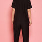 Lunica Women's Printed Sinker Nightsuit Set , Regular Fit Loungewear , Ideal for Women , Lounge Wear Nightdress Pyjama Set Sleepwear , Black Printed Half Sleeves Round Neck