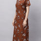 Sukanya Floral Printed Maxi Gown | Women's Stylish Lounge Wear