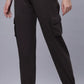 Lunica  Women's Lounge Wear  Seprate Bottom  - Brown, Looper Lycra Fabric, Regular Fit,  Full Length