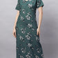 Sukanya Floral Printed Maxi Gown | Women's Stylish Lounge Wear
