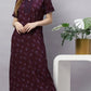 Sukanya Floral Printed Maxi Gown | Women's Stylish Lounge Wear