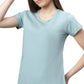 Lunica Women's  Lounge Wear  Seprate Top  - Green , Sinker Fabric, Regular Fit, Ideal For Women's, Lounge Wear, Half Sleeve, Round Neck