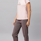 Sukanya Women's Printed Lounge Wear Top & Pyjama Set  Regular Fit, Ideal for Women's, Lounge Wear, Sinker Fabric, Half Sleeve, Round Neck, Light Pink