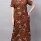 Sukanya Floral Printed Maxi Gown | Women's Stylish Lounge Wear