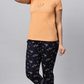 Sukanya Women's Printed Lounge Wear Top & Pyjama Set - Regular Fit, Ideal For Women's, Lounge Wear, Sinker Fabric, Half Sleeve, Orange, Round Neck