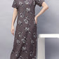 Sukanya Floral Printed Maxi Gown | Women's Stylish Lounge Wear
