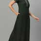 Sukanya Women's Printed Gowns - Poly Cotton, Regular Fit, Lounge Wear, Sukanya Women's Printed Gowns - Poly Cotton, Regular Fit, Lounge Wear, Half Sleeves, V Neck, Green, Blue & MaroonSleeves, V Neck