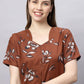 Sukanya Floral Printed Maxi Gown | Women's Stylish Lounge Wear