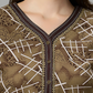 Sukanya Women's Printed Lounge Wear Gown -  Regular Fit, Ideal For: Women's, Occasion Type: Lounge Wear, Fabric Type: Viscose Polyster, Sleeve Type: Half Sleeves, Color: Mustard, Collar: V neck