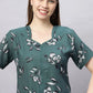 Sukanya Floral Printed Maxi Gown | Women's Stylish Lounge Wear
