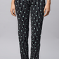 Sukanya Women's Printed Top & Pyjama Set - Pista, Regular Fit, Ideal For Lounge Wear, Sinker Fabric, Half Sleeve, Round Neck