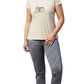 Sukanya Women's Printed Lounge Wear Top & Pyjama Set - Grey, Sinker Fabric, Regular Fit, Ideal For Women's, Lounge Wear, Half Sleeve, Round Neck