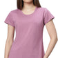 Lunica Women's  Lounge Wear  Seprate Top  - Pink , Sinker Fabric, Regular Fit, Ideal For Women's, Lounge Wear, Half Sleeve, Round Neck