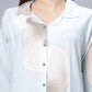Sukanya Comfortable Women's Cotton Blend Half Sleeves Night Suit, Sky Blue, Soft and Elegant Print Sleepwear