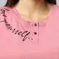 Sukanya Women's Printed Lounge Wear Top & Pyjama Set - Light Pink, Regular Fit, Ideal for Women's, Lounge Wear, Sinker Fabric, Half Sleeve, Round Neck