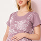 Sukanya Womens Printed Maternity Feeding Nighty