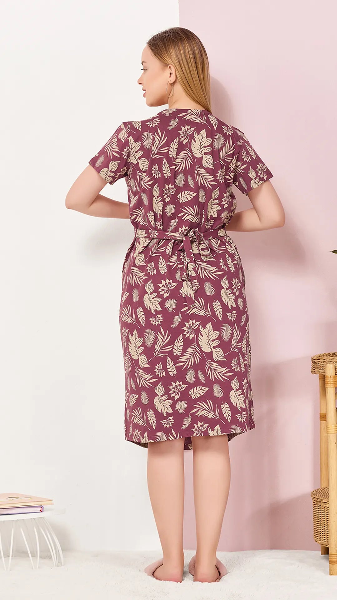 Sukanya Womens Printed Maternity Feeding Nighty