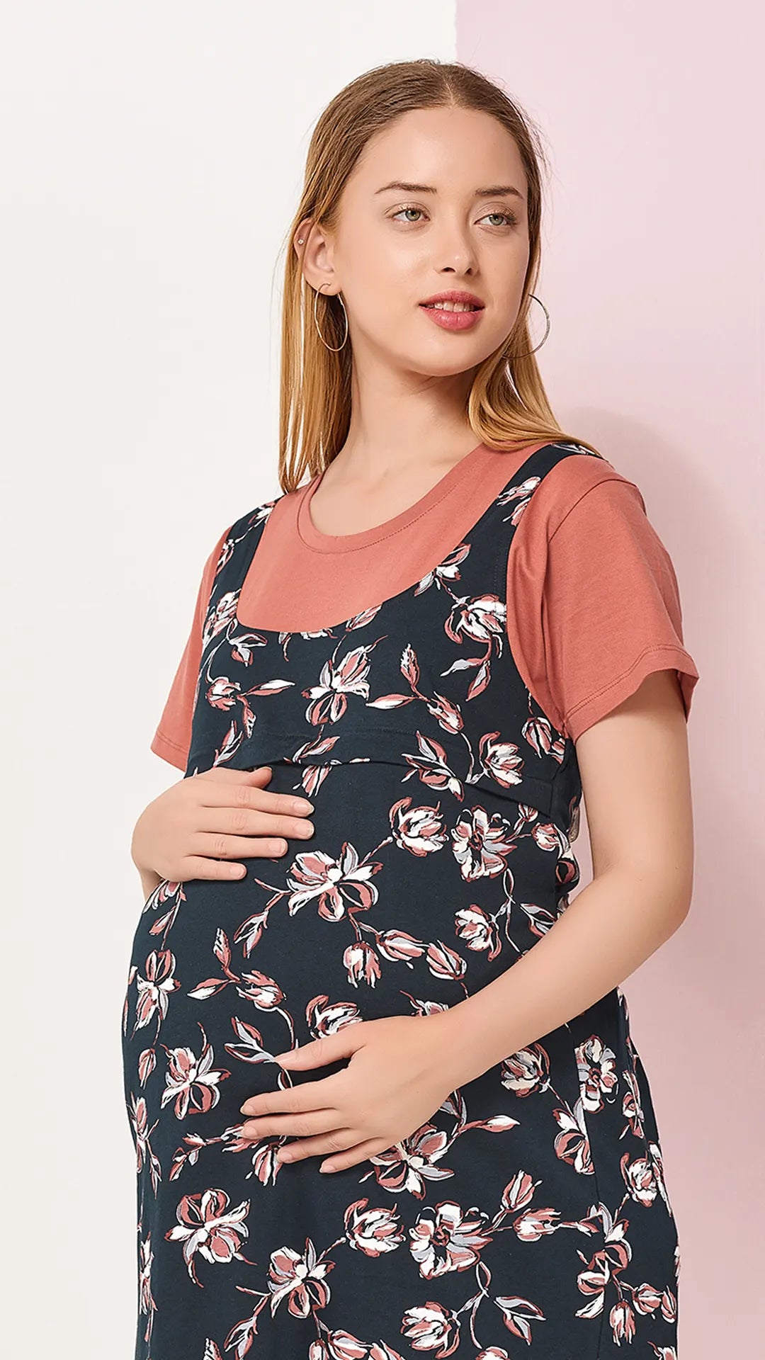 Sukanya Womens Printed Maternity Feeding Nighty