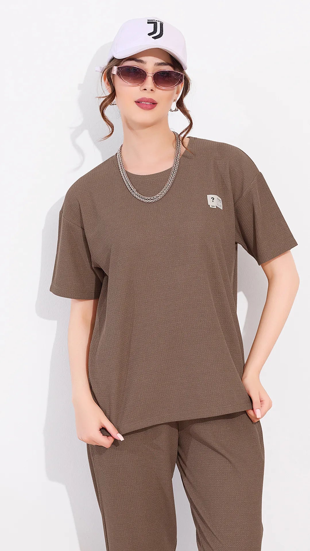 Mustard Printed Half Sleeves Round Neck