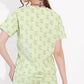 Pista Printed Half Sleeves Round Neck